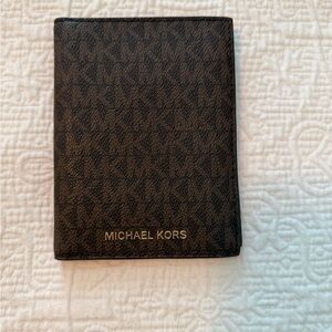 Michael Kors Signature Brown Card Holder